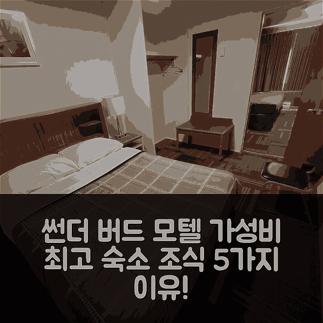마운틴 홈 숙소 여행 호텔 추천 썬더 버드 모텔 | 가성비와 조식이 뛰어난 5가지 이유