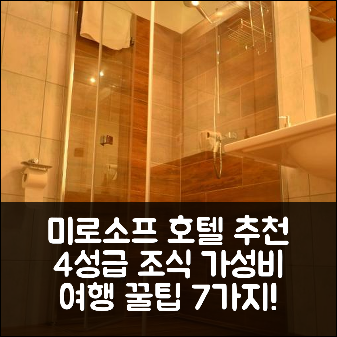 미로소프 숙소 여행 호텔 추천 호텔 나 스타투크 미로소프 | 4성급 조식과 가성비 뛰어난 위치 정보 7가지 팁