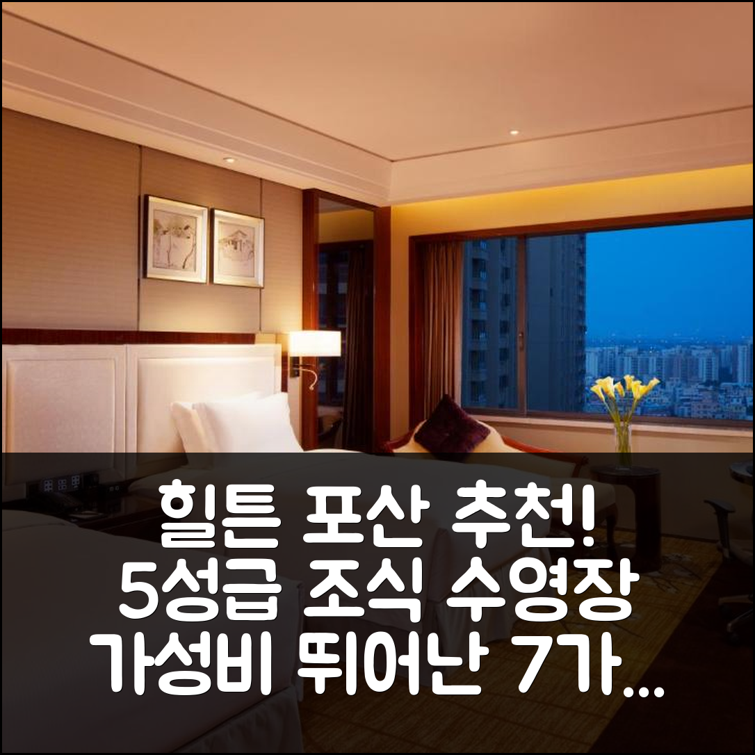 포산 숙소 여행 호텔 추천 힐튼 포산 | 5성급 조식과 수영장, 가성비 뛰어난 7가지 이유