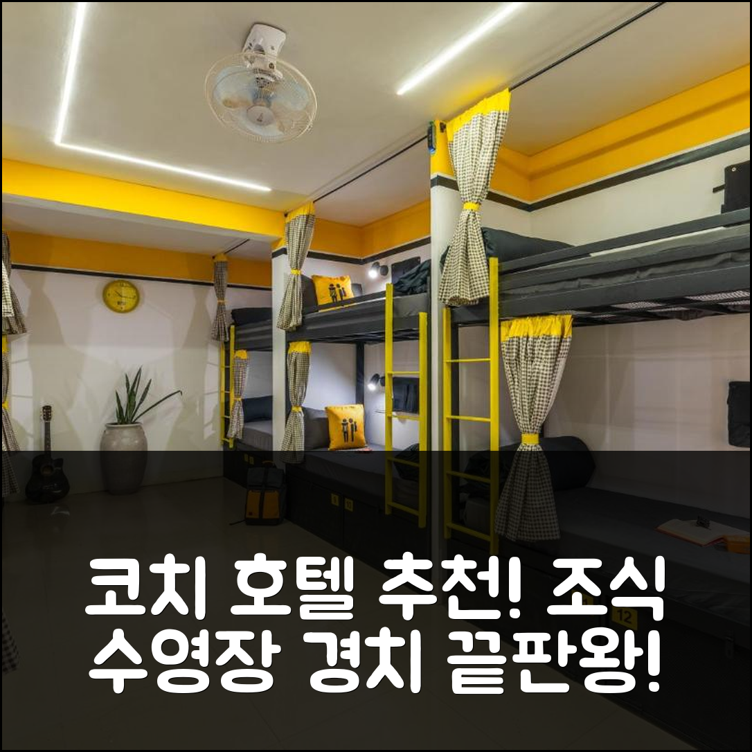 코치 숙소 여행 호텔 추천 더 호스텔러 포트 코치 오션 엣지 | 조식과 수영장이 매력적인 5가지 이유