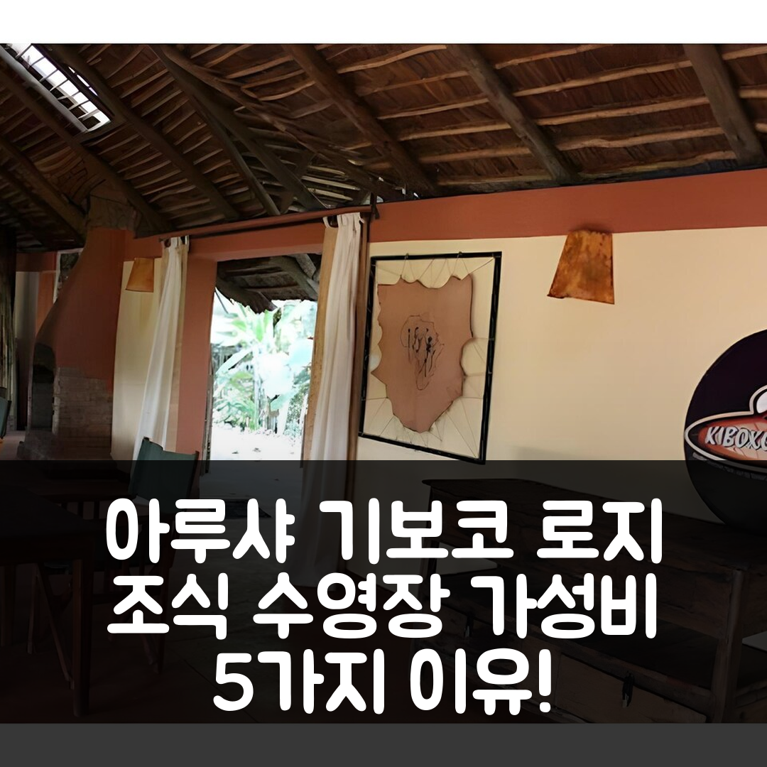 아루샤 숙소 여행 호텔 추천 기보코 로지 | 조식과 수영장이 매력적인 가성비 좋은 5가지 이유