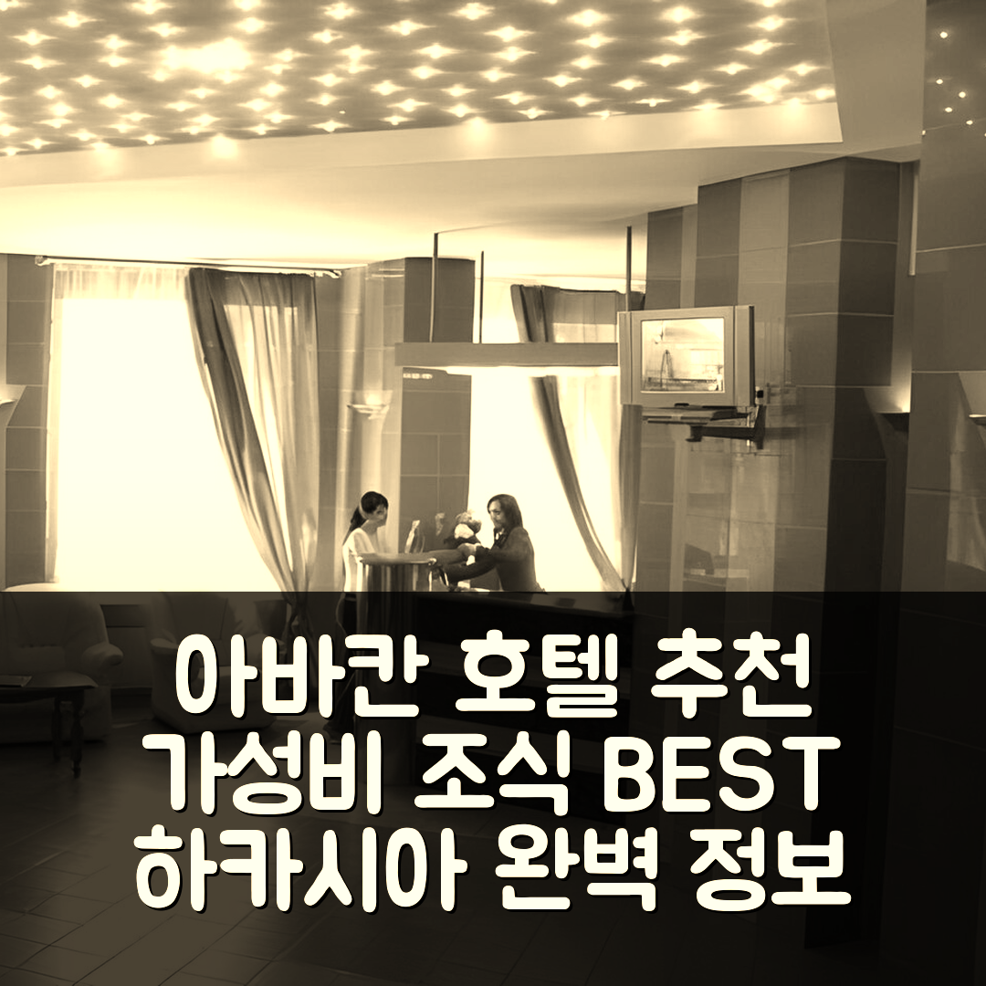 아바칸 숙소 여행 호텔 추천 하카시아 호텔 | 가성비 최고의 조식과 위치 정보 5가지